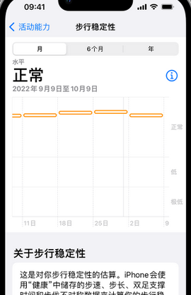 吉阳镇iPhone手机维修如何在iPhone开启'步行稳定性通知'